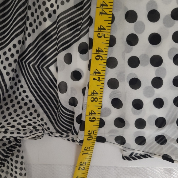 NWTStudio One New york Versatile Women's Sleeveless   Dots fit and flare size 12 - Picture 14 of 16